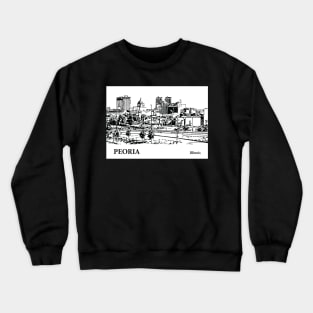 Peoria Illinois Crewneck Sweatshirt